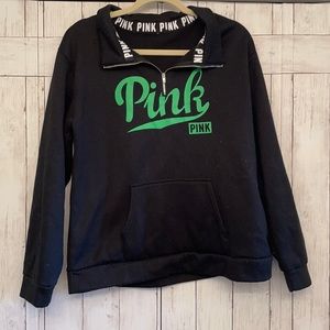 PINK Fleece Pullover- Size Large